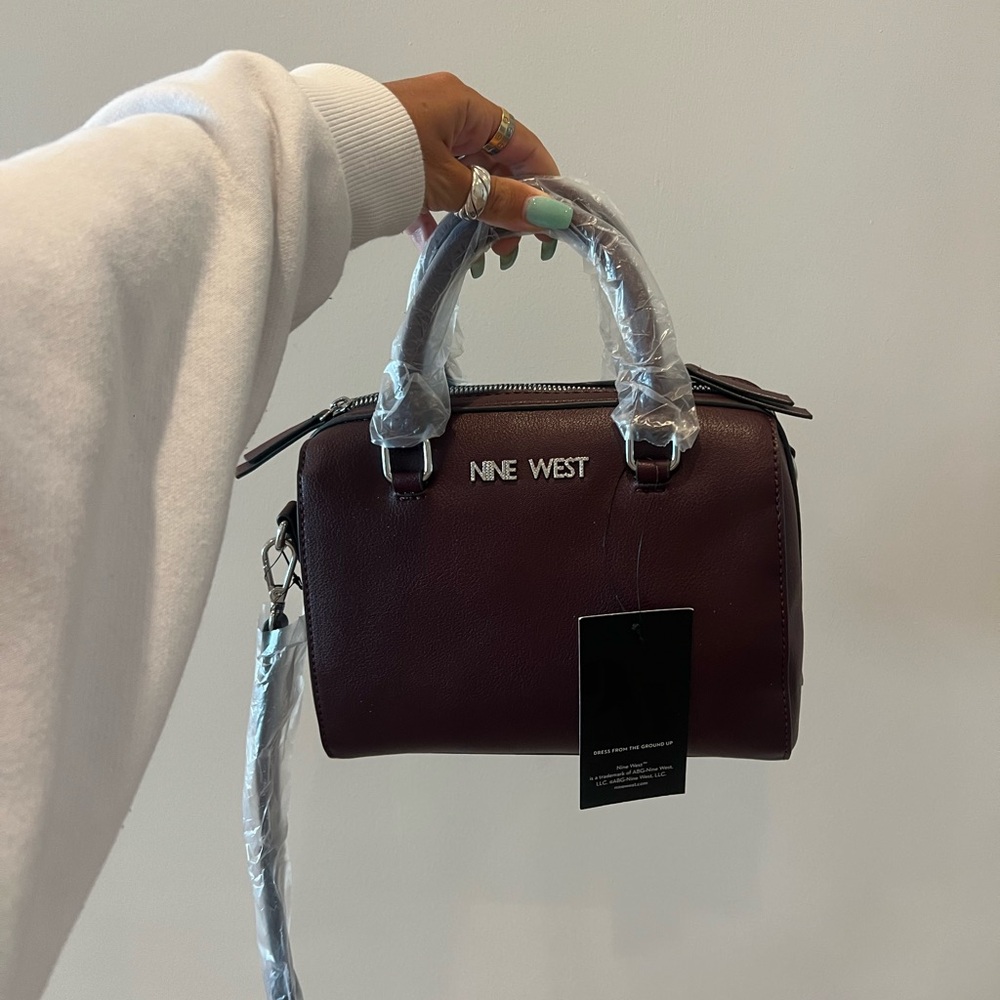 Nine West Dark Purple Satchel